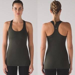 NWT Lululemon Cool Racerback Tank 8 Gator Green